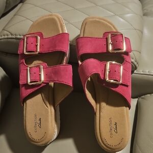 Clarks Women's Pink Sandals